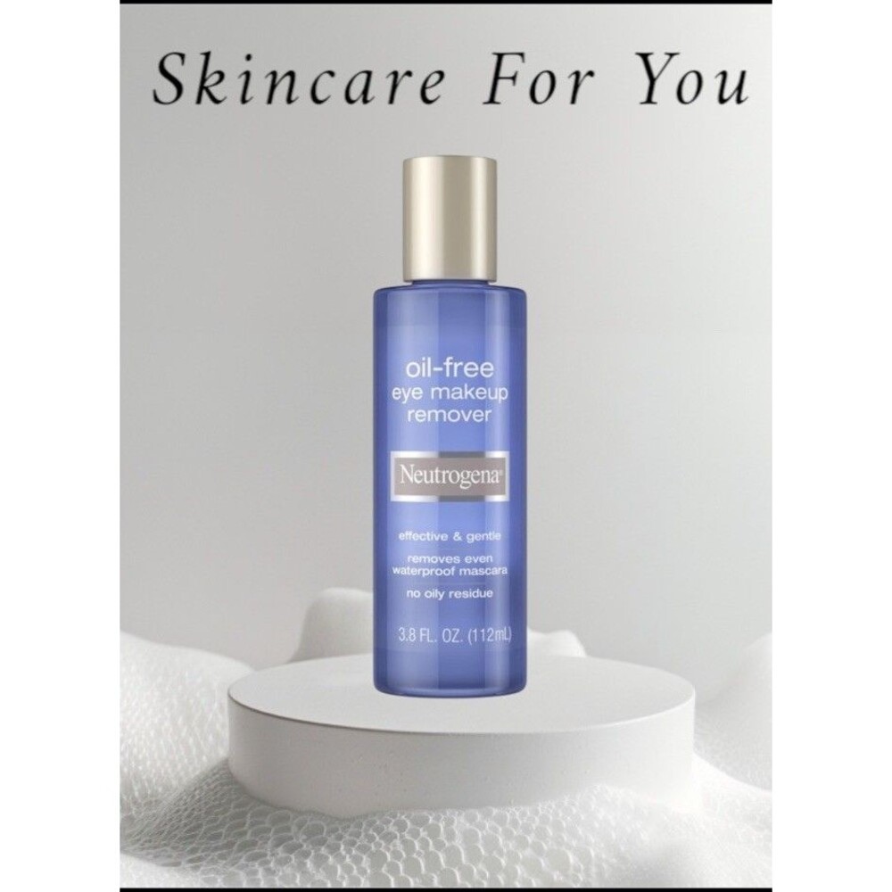Neutrogena Oil-Free Gentle Eye Makeup Remover, 3.8 fl oz, New. One Bottle.
